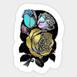 Colourful Roses Sticker